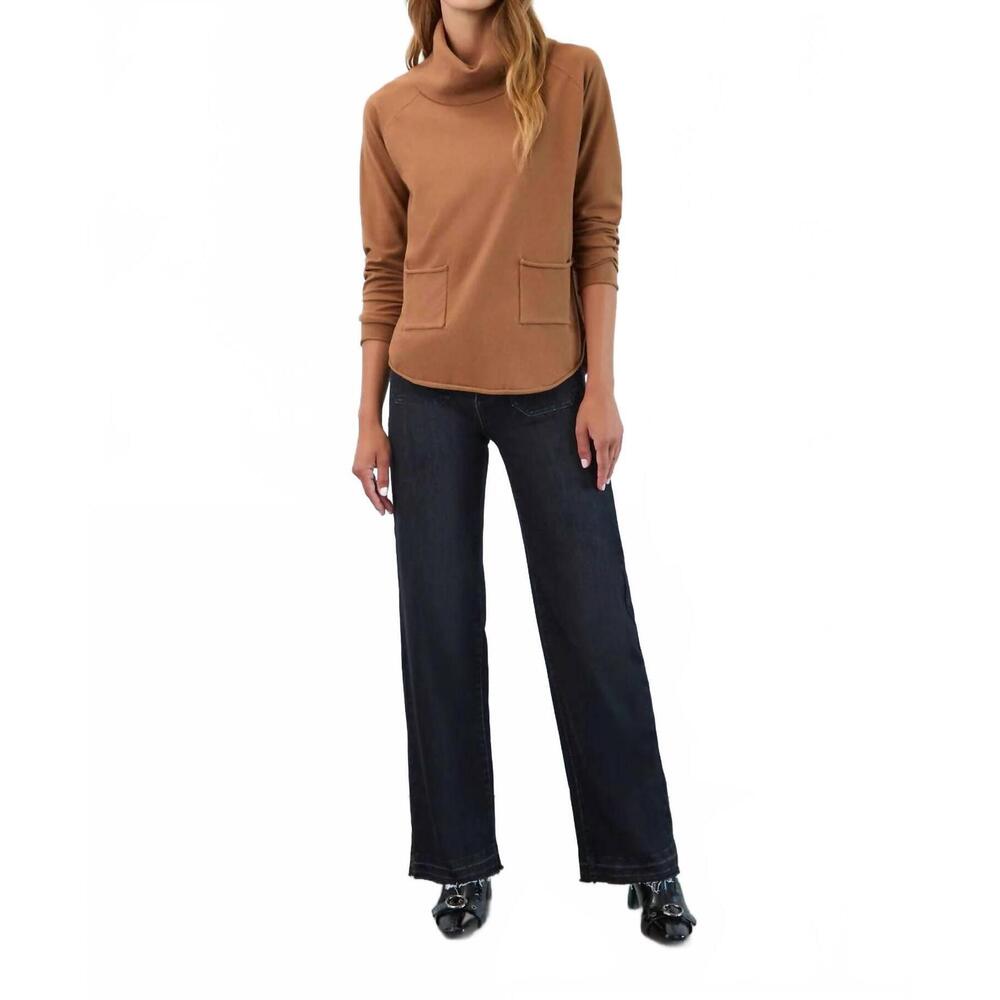 NEW FDJ cowl neck sweater in bronze